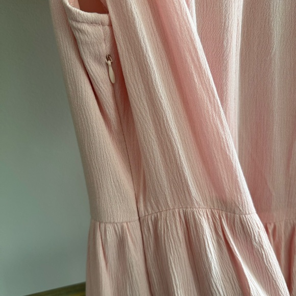 Pink High Neck Ruffle Dress - Picture 5 of 5
